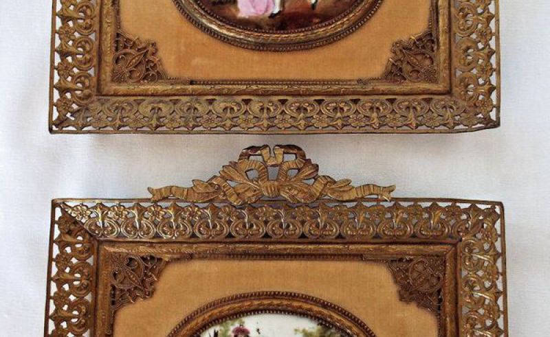 800x491 Victorian Velvet Cameo Painting Painting For Home - Cameo Painting