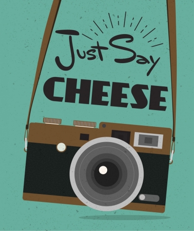 393x468 Photography Painting Retro Camera Design Calligraphic Decor - Camera Painting