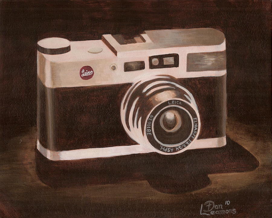 900x720 Retro Camera Painting By Dan Leamons - Camera Painting
