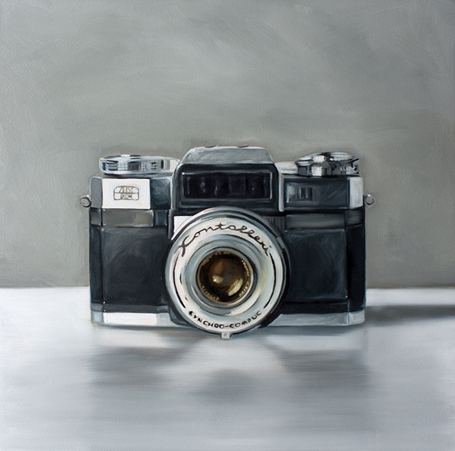 650x644 Vintage Film Camera Lauren Pretorius Paintings And Photography - Camera Painting