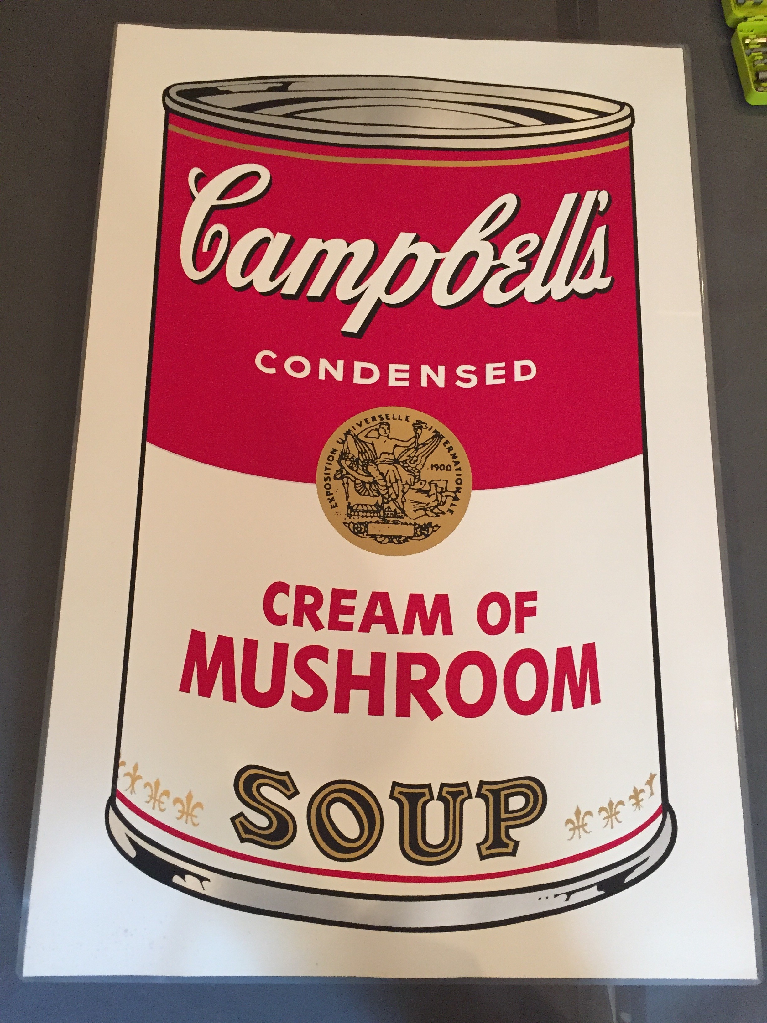 2448x3264 Campbell's Soup I Cream Of Mushroom Georgetown Frame Shoppe - Campbells Soup Painting