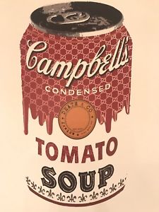225x300 Campbell's Soup Soda Can Print By Death Nyc Ltd Ed Pop Art Andy - Campbells Soup Painting
