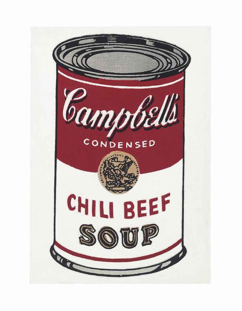 797x1024 Richard Pettibone (B. 1938) Andy Warhol - Campbells Soup Painting