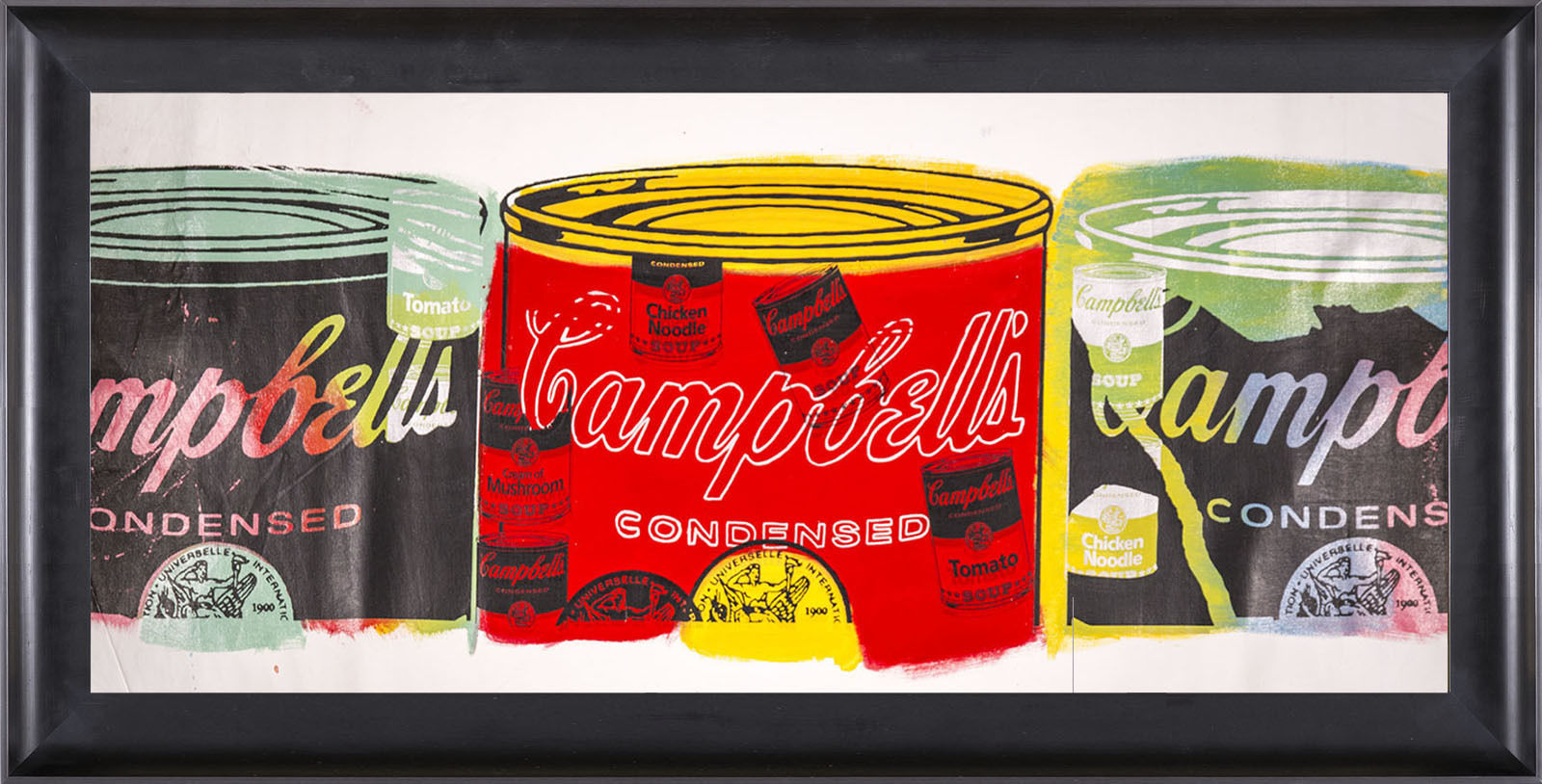 Soup Paintings Search Result At Paintingvalley Com!    - 1600x814 steve kaufman campbells soup trio warhol famous assistant pop art campbells soup painting