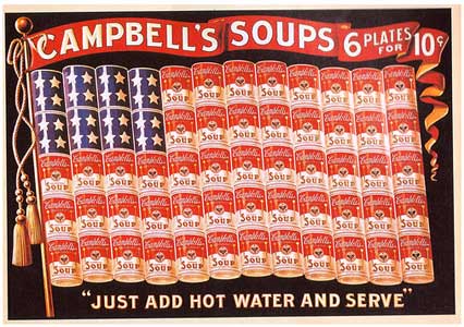 426x300 The Origin Of Andy Warhol's Soup Cans - Campbells Soup Painting