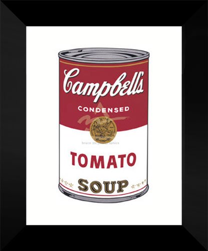415x500 Andy Warhol Framed Pop Art 18x15 Campbell's Soup I - Campbells Soup Painting