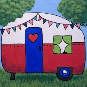 300x300 Happy Camper - Camper Painting