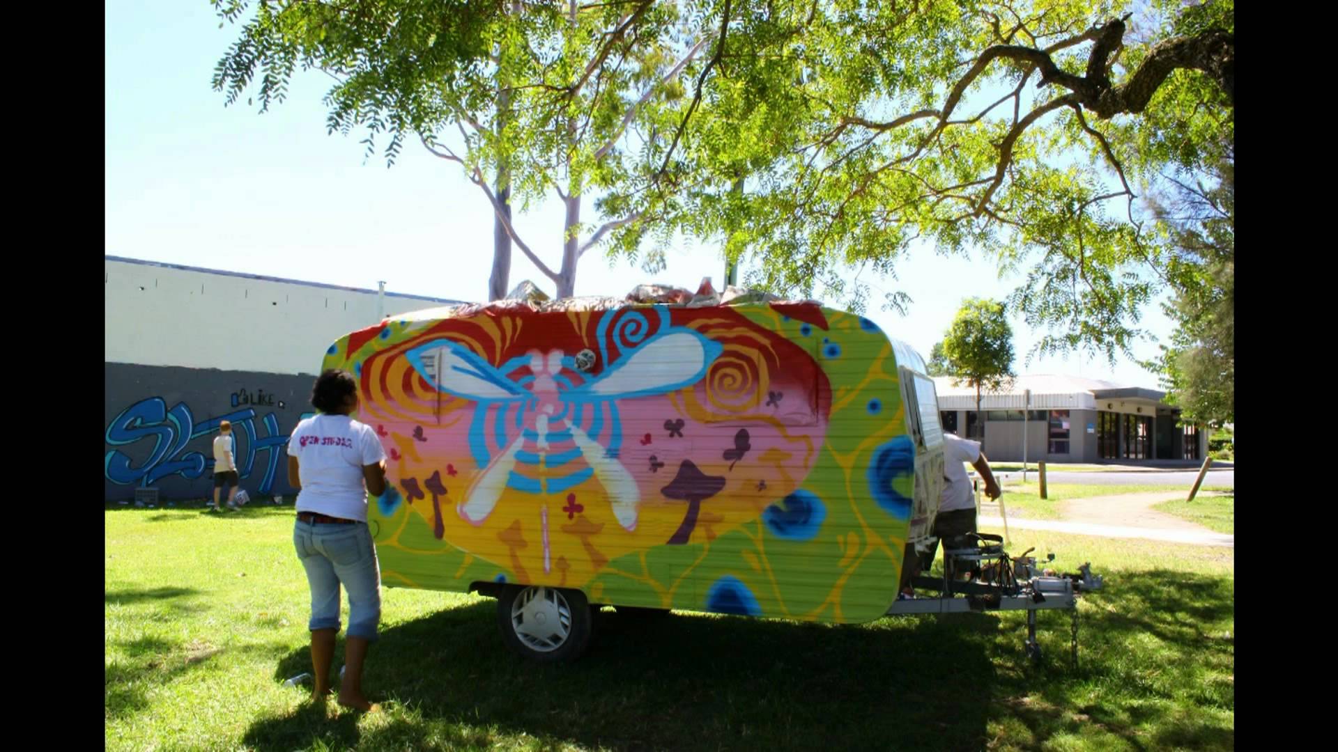 1920x1080 The Painting Of The Camper Van - Camper Painting