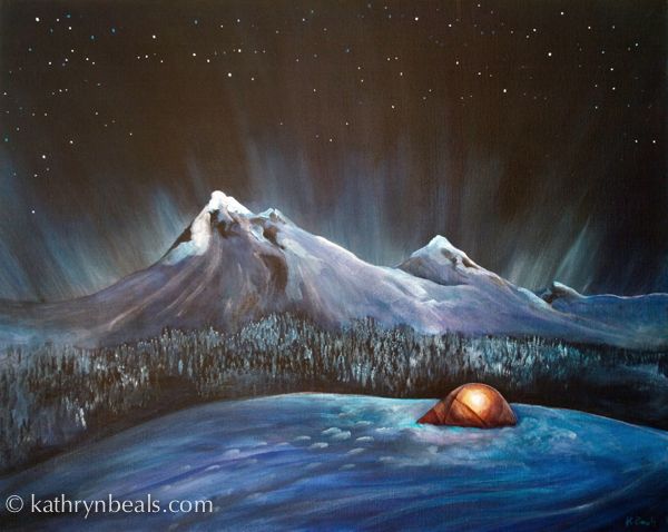 600x478 Sweet Dreams Paint Nite British Columbia, Columbia - Camping Painting