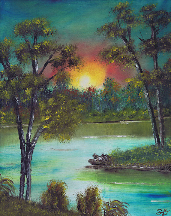 570x719 Samdoumart - Can I Buy A Bob Ross Original Painting