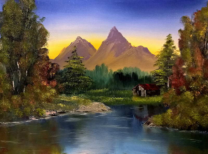 800x593 I'Ve Been Doing Painting Videos All Wrong Zed A. Shaw - Can I Buy A Bob Ross Painting