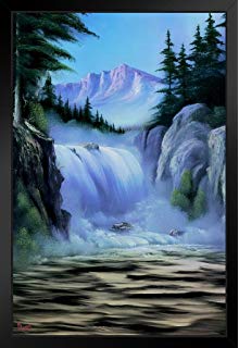 220x320 Bob Ross Campfire Art Print Painting Framed Poster By - Can I Buy A Bob Ross Painting