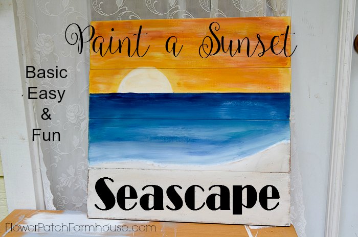 700x464 Paint A Sunset Beach Scene - Can Of Painting