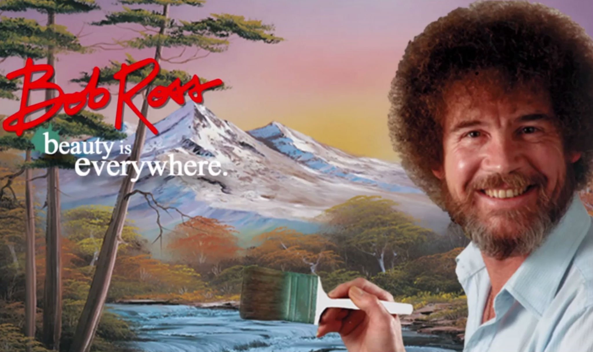 2048x1215 Netflix Now Streaming Calming Painter Bob Ross To Remind Us That - Can You Buy A Bob Ross Painting