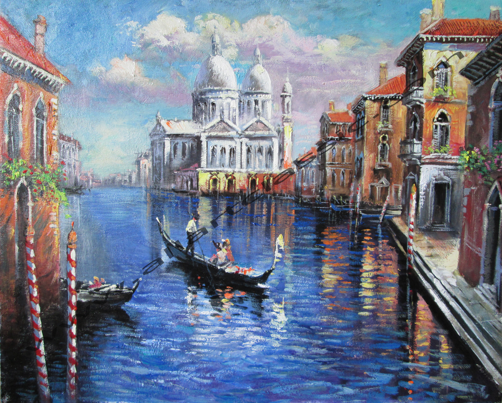 1700x1365 Art Reproductions And Original Oil Paintings Landscapes, Venice - Canal Painting
