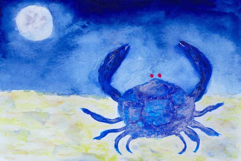 768x516 Cancer The Crab - Cancer Painting