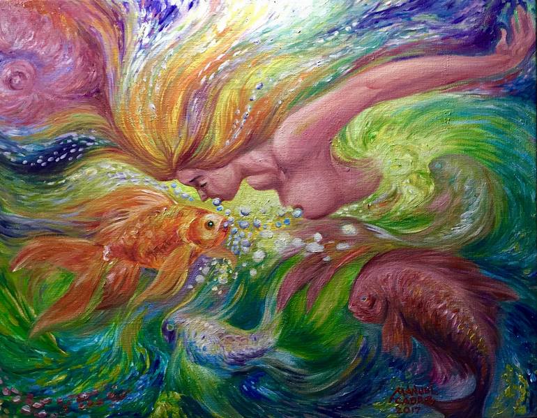 770x599 Saatchi Art Breast Cancer Survivor Painting By Manuel Cadag - Cancer Painting