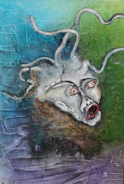 407x600 Supplementary Data Paintings By Patrick Crommet - Cancer Painting