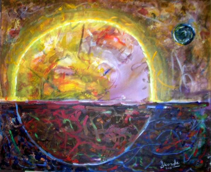 720x588 Tropic Of Cancer An Oil Painting On Canvas By Arthur Secunda - Cancer Painting