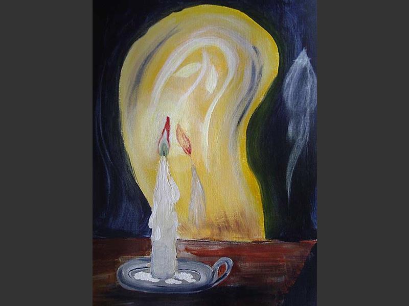 800x600 Candle Art By Lena - Candle Painting