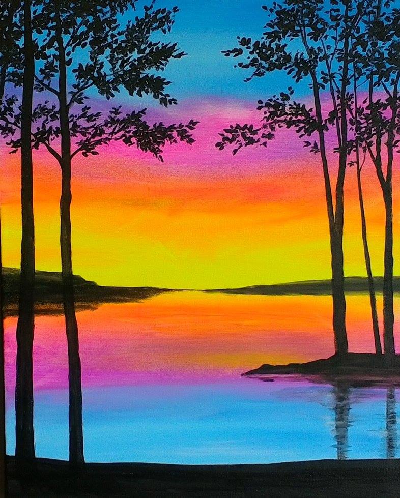 786x979 Candle Amp Paint Night With Catlin - Candle Painting