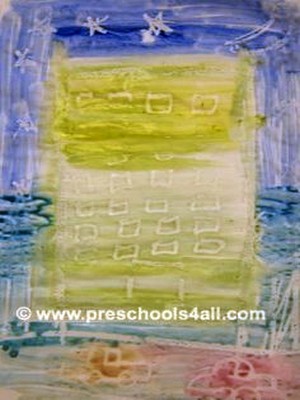 300x400 Holiday Craft Ideas For Preschoolers To Make - Candle Wax Painting