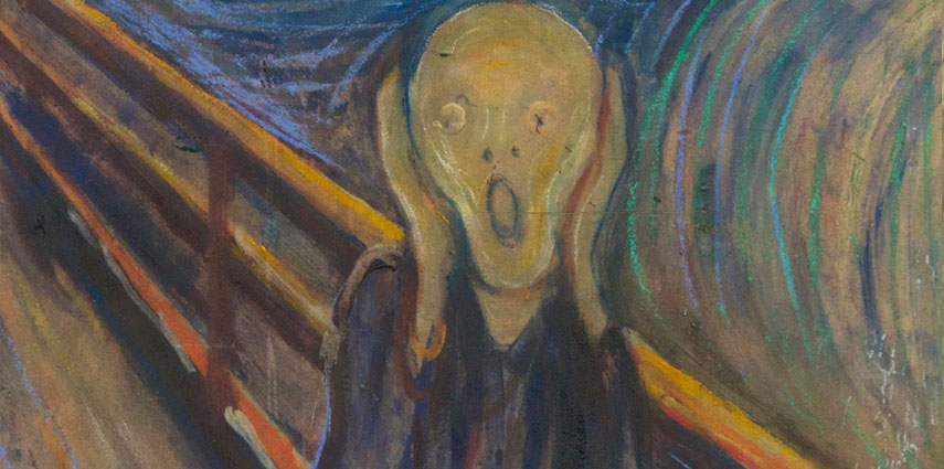 855x425 Mysterious Smudge On Edvard Munch's The Scream Is Candle Wax - Candle Wax Painting