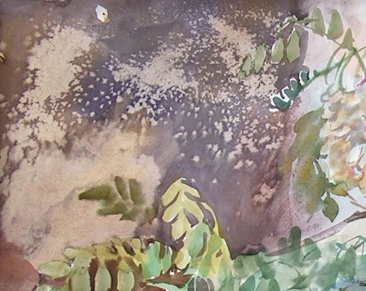 755x600 Watercolor Technology Summary - Candle Wax Painting