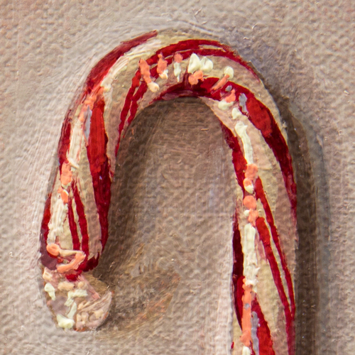 500x500 Oil Paintings By Abbey Ryan - Candy Cane Painting