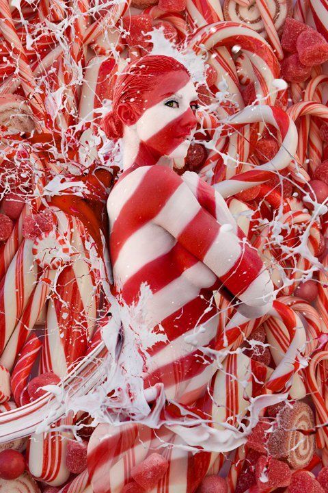 480x720 Yahoo7 Lifestyle Fashion And Beauty, Healthy Living, Parenting - Candy Cane Painting