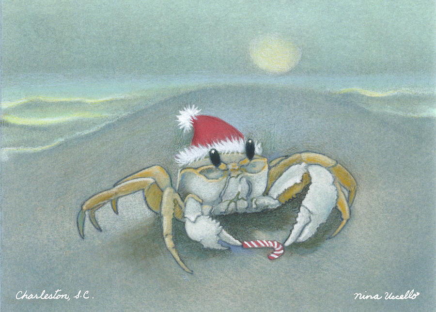 900x644 Candy Cane Crab - Candy Cane Painting