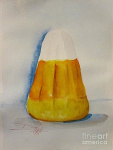 226x300 Candy Corn Painting By Delilah Smith - Candy Corn Painting