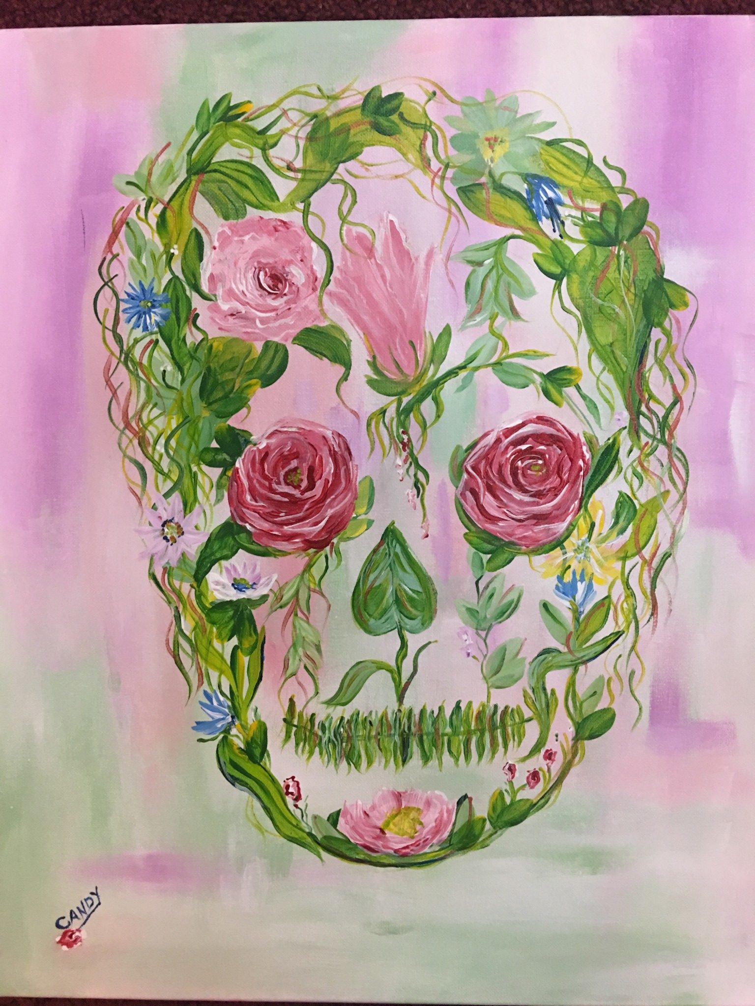 1536x2048 Flower Power Day With Candy - Candy Painting