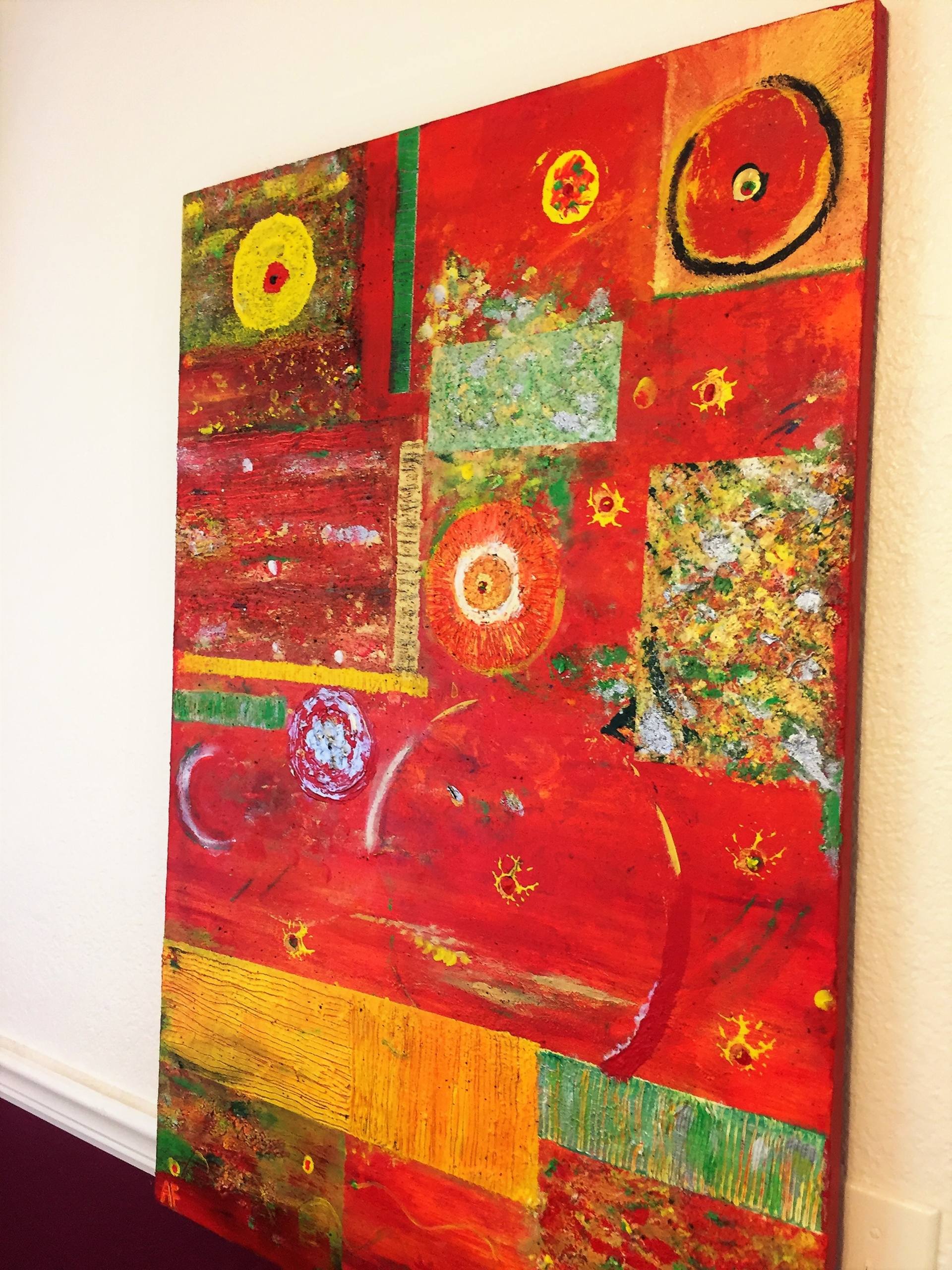 1920x2560 Saatchi Art Space Candy Painting By Annie Finsilver - Candy Painting