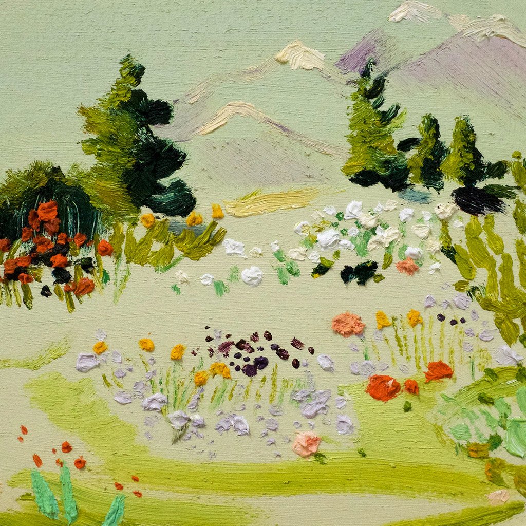 1024x1024 Candyland With Purple Peak - Candyland Painting