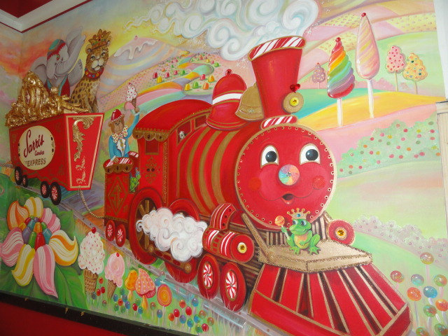 640x480 Estimate For Train Mural Candy Land Art Pittsburgh Muralist - Candyland Painting
