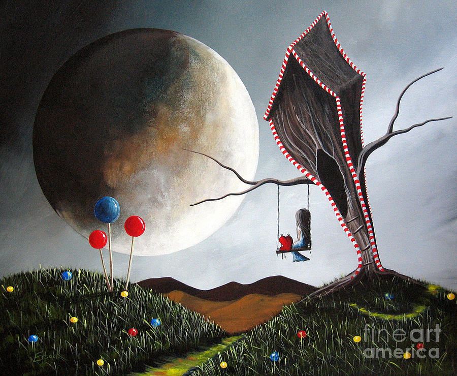 900x740 Candyland By Shawna Erback Painting By Artisan Parlour - Candyland Painting