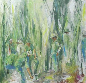 300x290 Sugar Cane Paintings - Cane Painting