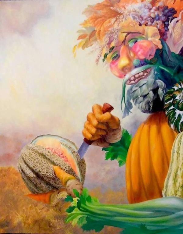 601x768 Charles Browning - Cannibal Painting