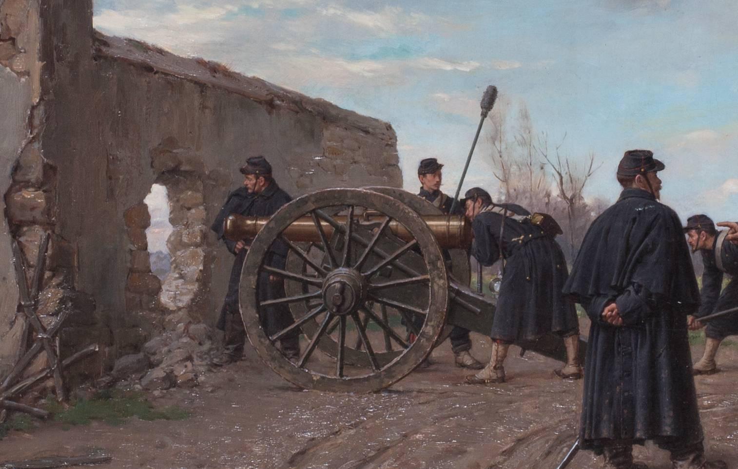 1514x963 Paul (Louis Narcisse) Grolleron - Cannon Painting