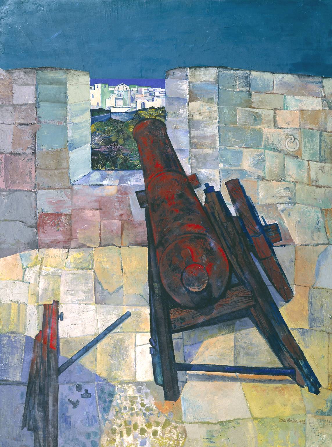 1143x1536 Portuguese Cannon, Mazagan, Morocco', John Minton, 1953 Tate - Cannon Painting