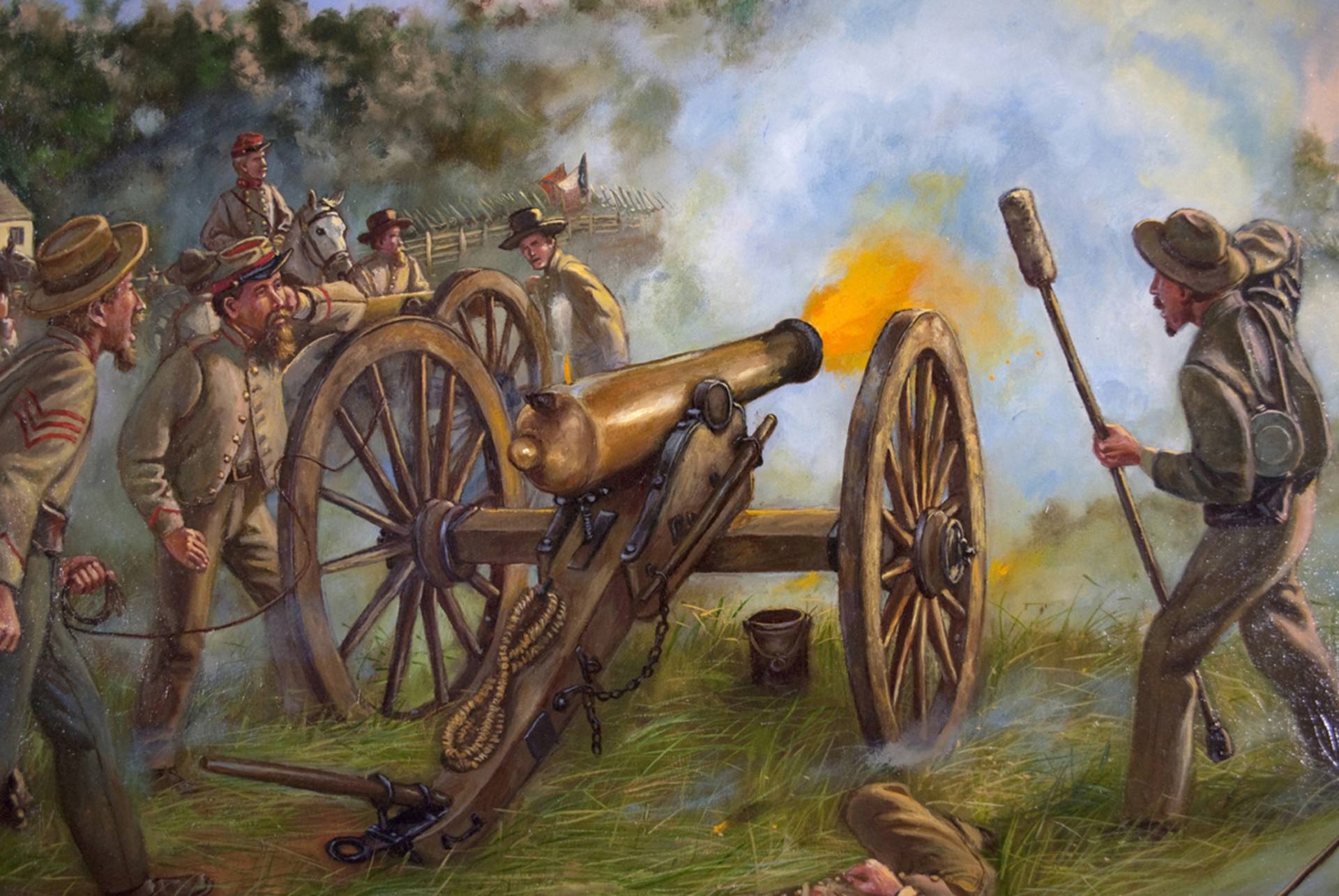 Cannon Painting at PaintingValley.com | Explore collection of Cannon ...