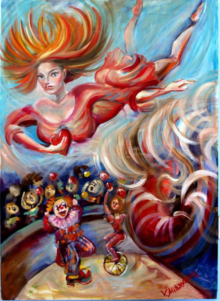 770x1056 Saatchi Art The Canon Girl Painting By Valentina Mihaylova - Canon Painting