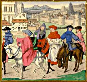 300x282 The Canterbury Tales (Literature) - Canterbury Tales Painting