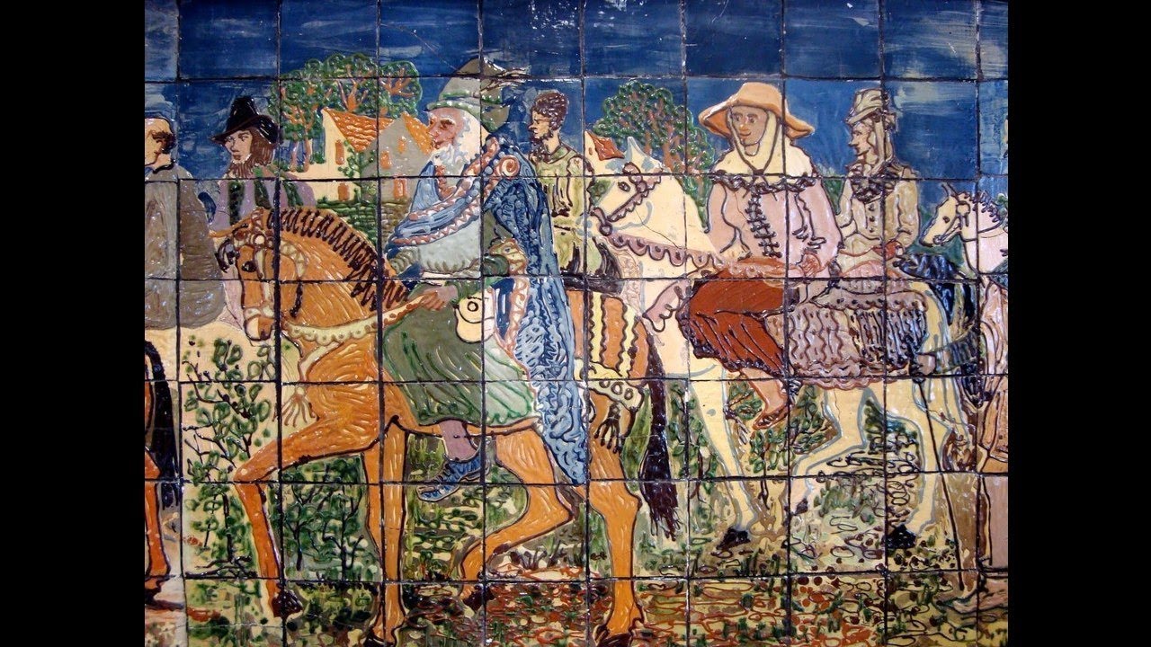 1280x720 The Canterbury Tales Chapter 1 Audio Book - Canterbury Tales Painting