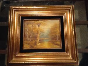 300x224 Oil Painting Phillip Cantrell Rich Colors Autumn Landscape Ebay - Cantrell Painting