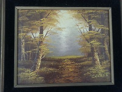 400x300 John William Cantrell Aspen Trees Oil Painting 8 X 10 Original - Cantrell Painting Value