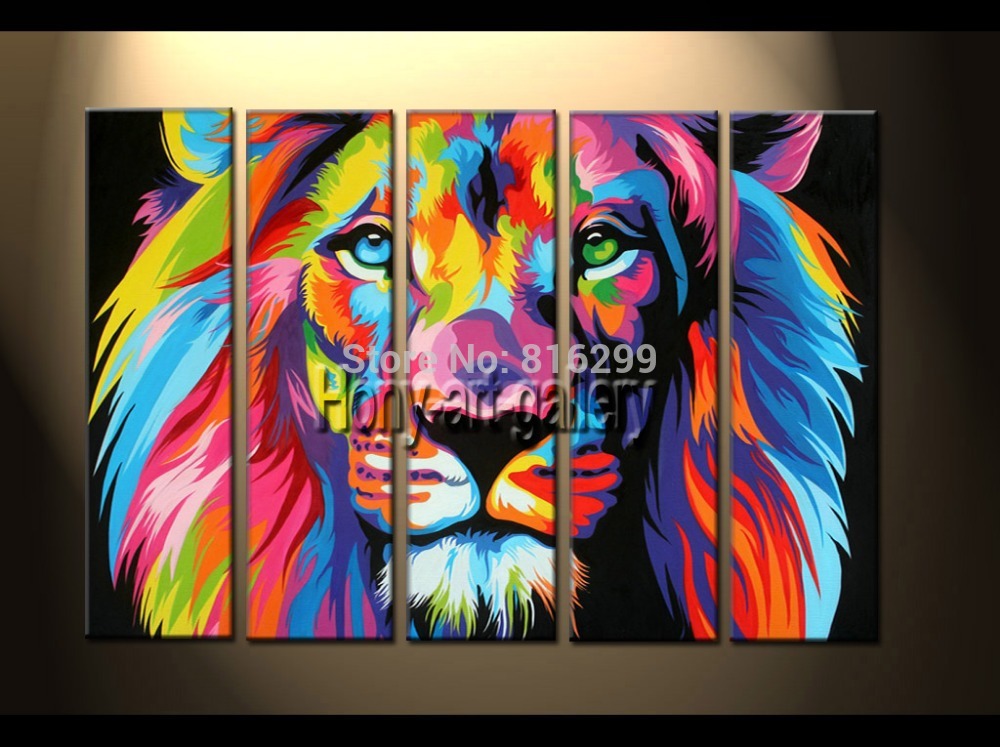 1000x747 Modern Animal Paintings 100 Handpainted Modern Animal Oil Painting - Canvas Animal Painting