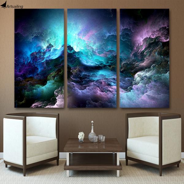 600x600 Nebula Canvas Thefashionbooth - Canvas Art Painting