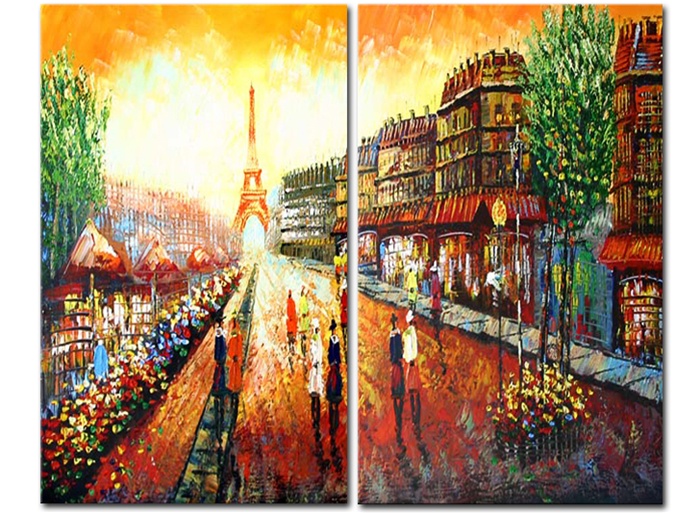 700x513 Cafe Paris - Canvas Painting